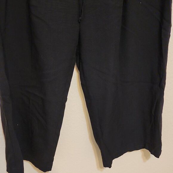 - Jams World  Large Crop Capri Pants Drawstring Black M - Picture 3 of 8